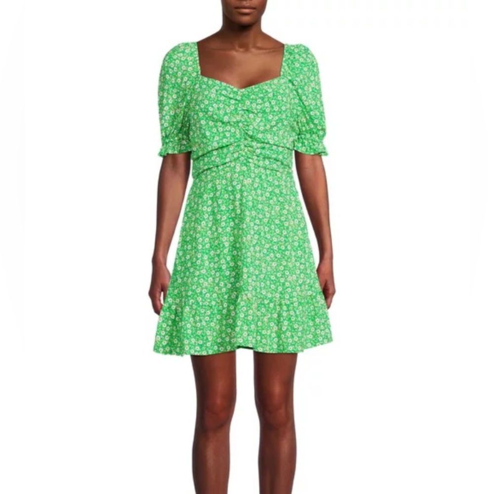 No Boundaries Juniors’ Puff Sleeve Dress
